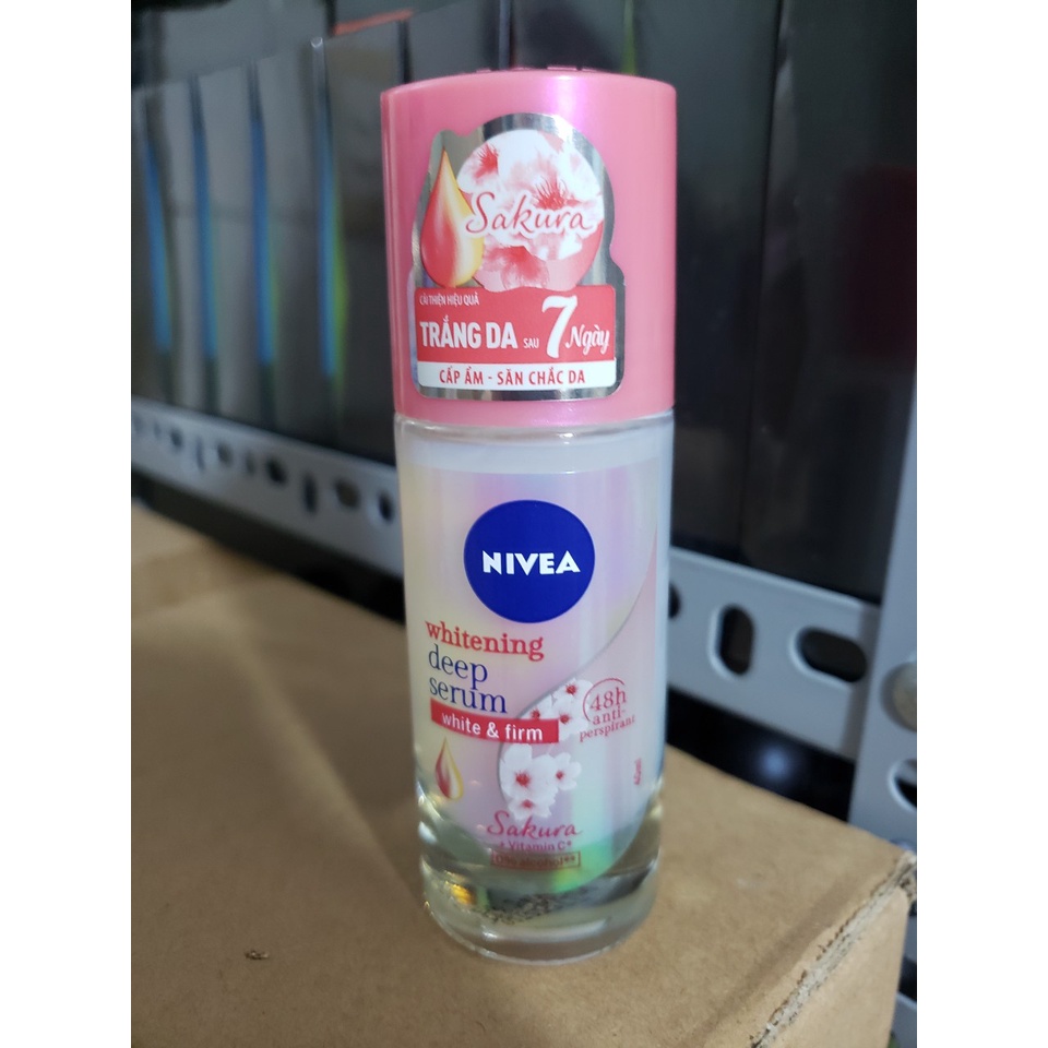 Lăn ngăn mùi NIVEA SERUM giúp dưỡng trắng chuyên sâu 40ml