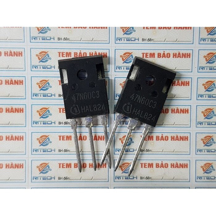 [Combo 2 chiếc] 47N60C3 SPW47N60C3 47N60 Mosfet Kênh-N 47A/650V TO-247 (hàng tháo máy)