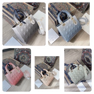 Túi xách nữ Dior lady ombre - Dior loang - pha màu cực đẹp