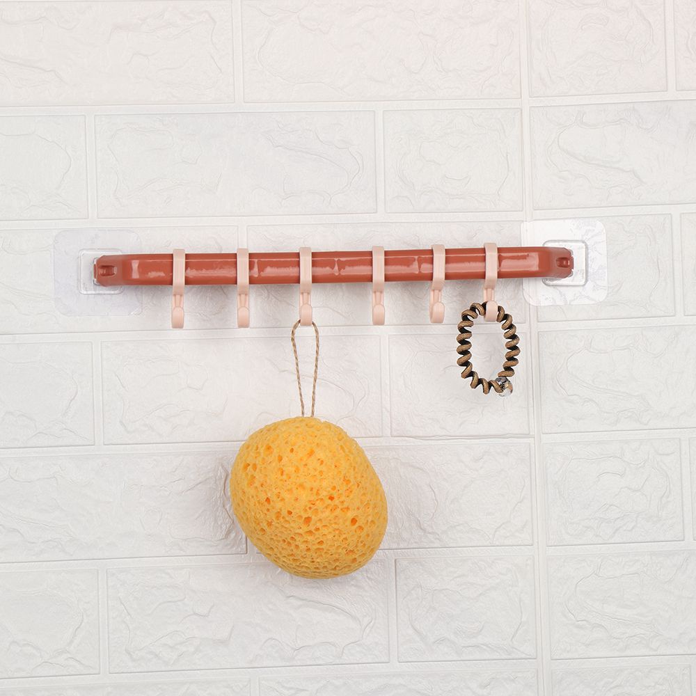 Giá Treo Đồ Dùng Một Tầng Không Cần Đục Lỗ Tiện Dụng Cho Nhà Bếp/ Nhà Tắm
