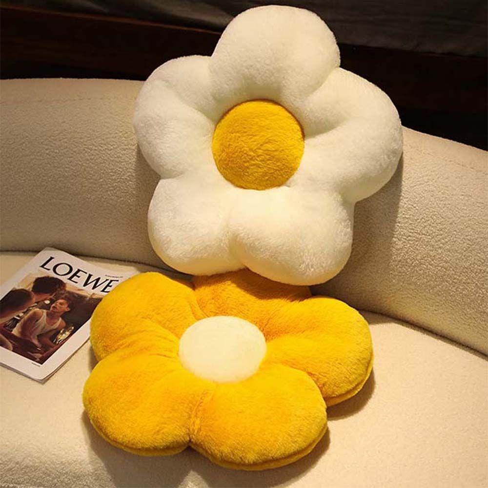 IVORY Đệm Ngồi Tatami Nhồi Bông Mềm Mại Hình Hoa Cúc Trang Trí Nhà Cửa