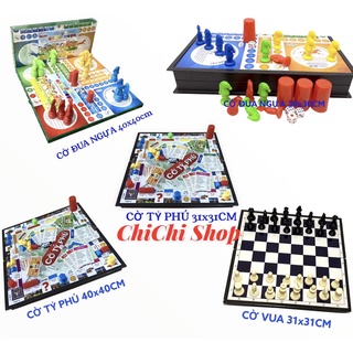Board Game Gia Đình Vui Nhộn,Đồ Chơi Giải Trí Cờ Tỷ Phú-Cờ Cá Ngựa-Cờ Vua Hàng Việt Nam