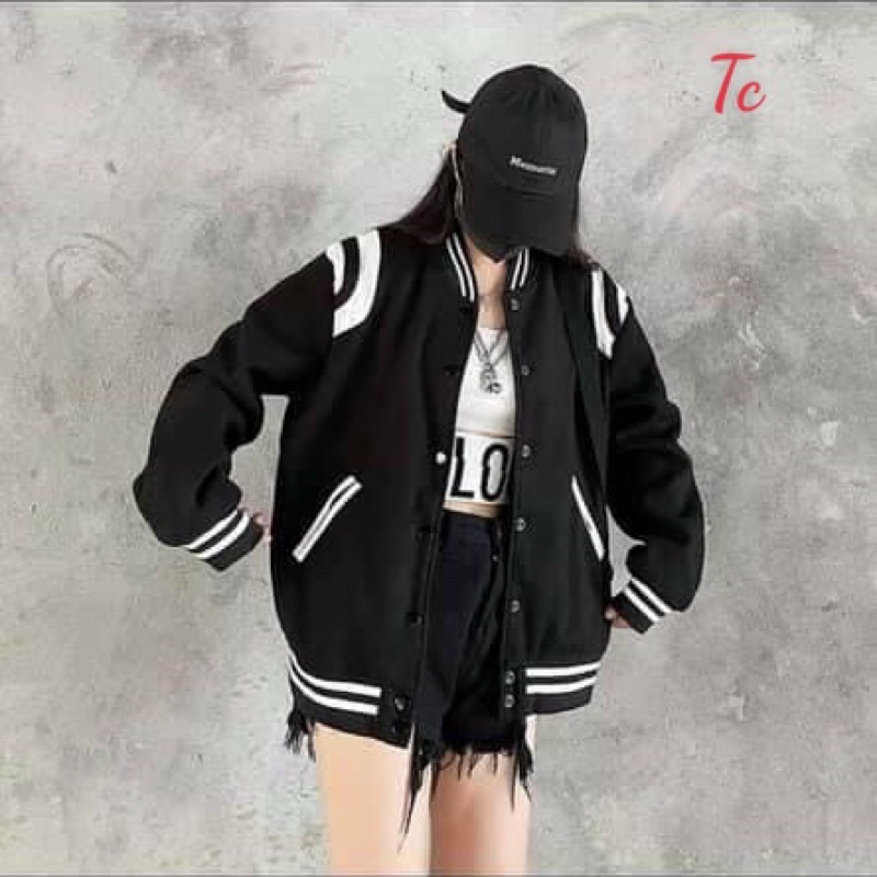 Áo khoác Bomber dù Unisex Ulzzang nam nữ Nhiều Mẫu Hot Áo Bomber dù lên from mặc siêu đẹp