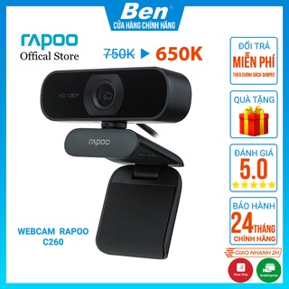 Mua Webcam máy tính Rapoo C260 FullHD 1080p Webcam C260 Chính hãng BH 24T