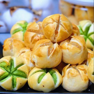 Bánh dừa sầu riêng - Đậu xanh lá Dứa đồng tiền 300gr Hủ Pet - Trum_an_vat - N FOOD