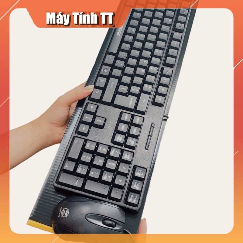 Bộ phím chuột văn phòng Có Dây ZE 9100 Hàng fullbox bảo hành 12 tháng - Máy Tính TT