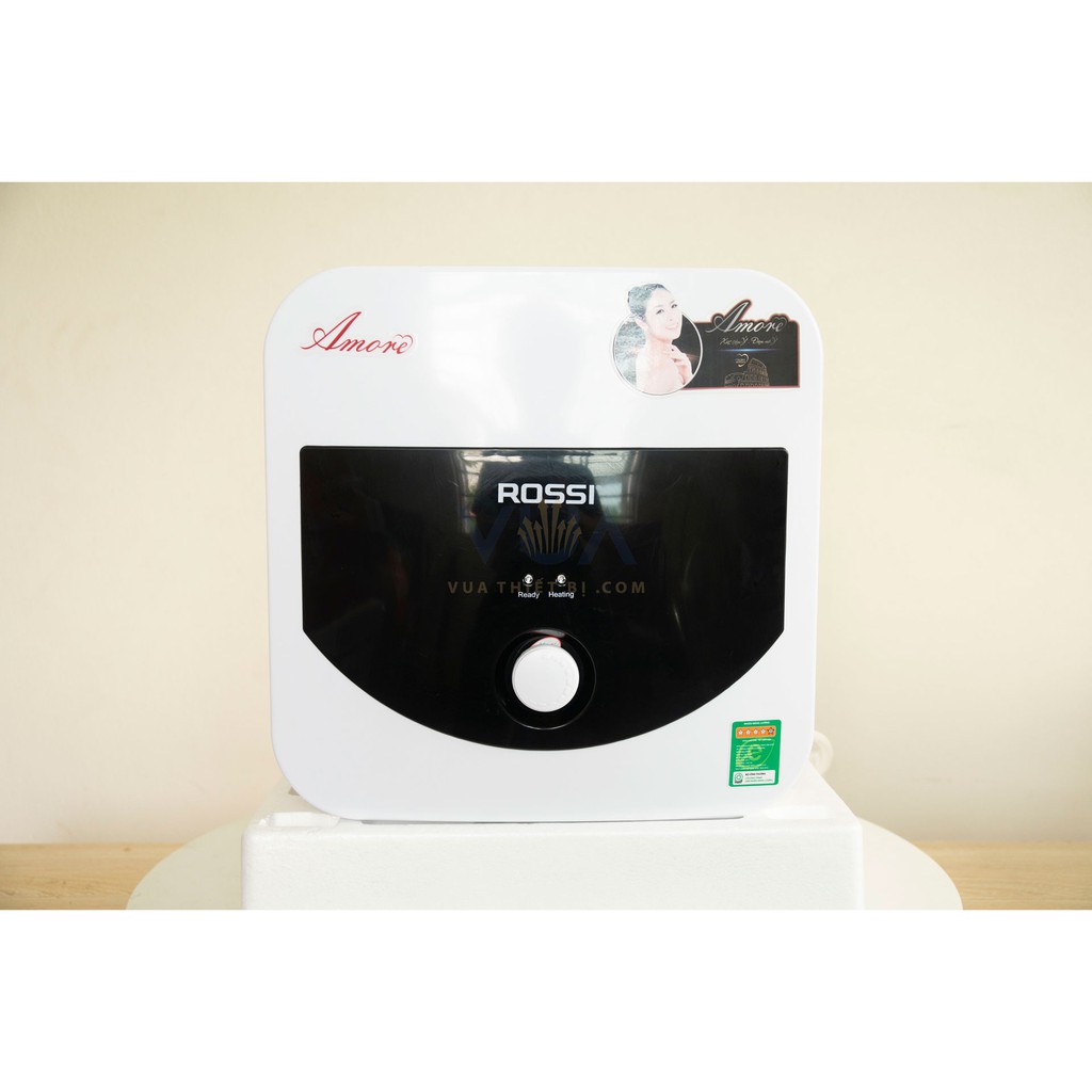 Rossi AMORE vuông 15 lít - Bình Nóng Lạnh gián tiếp RAM-15SQ
