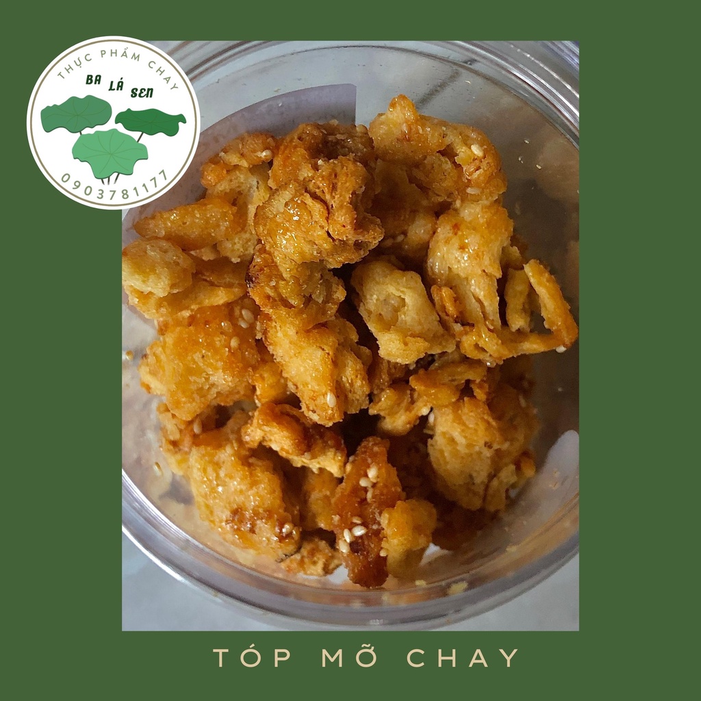 Tóp mỡ chay Ba Lá Sen ăn liền, ăn vặt đậm vị 130gr