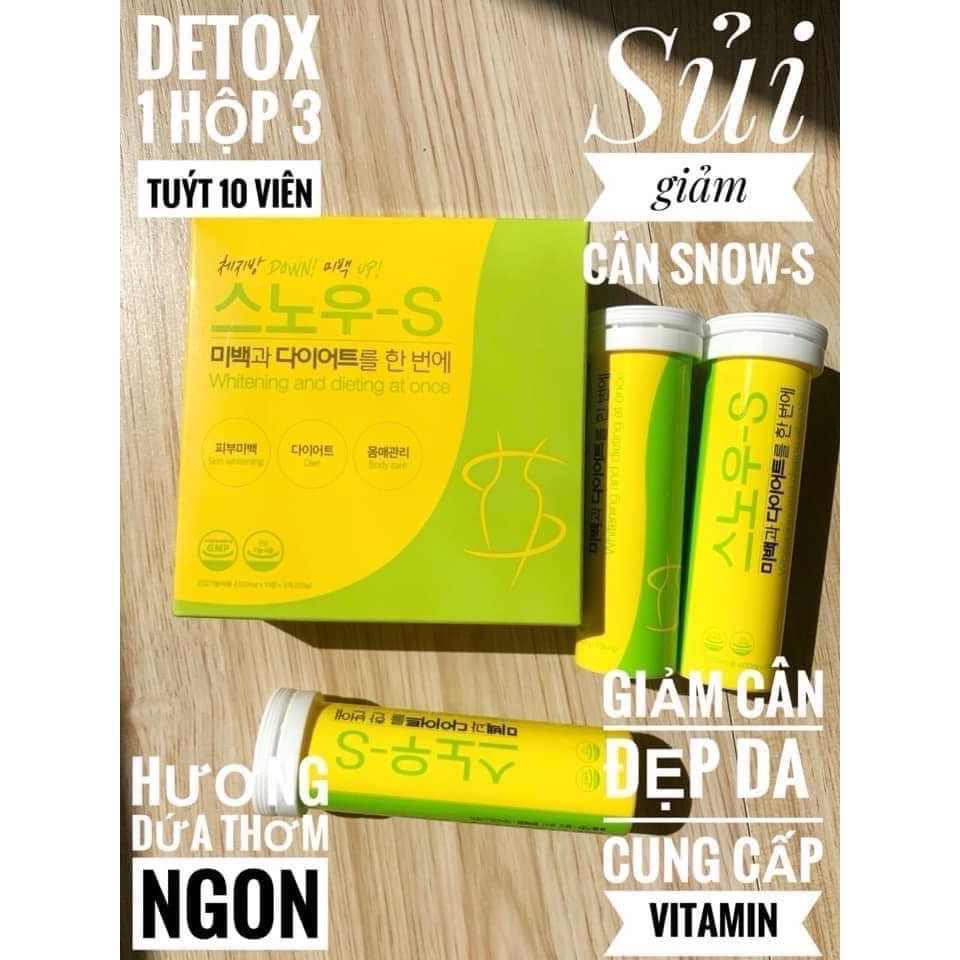 VIÊN SỦI GIẢM CÂN - TRẮNG DA SNOW S HÀN QUỐC