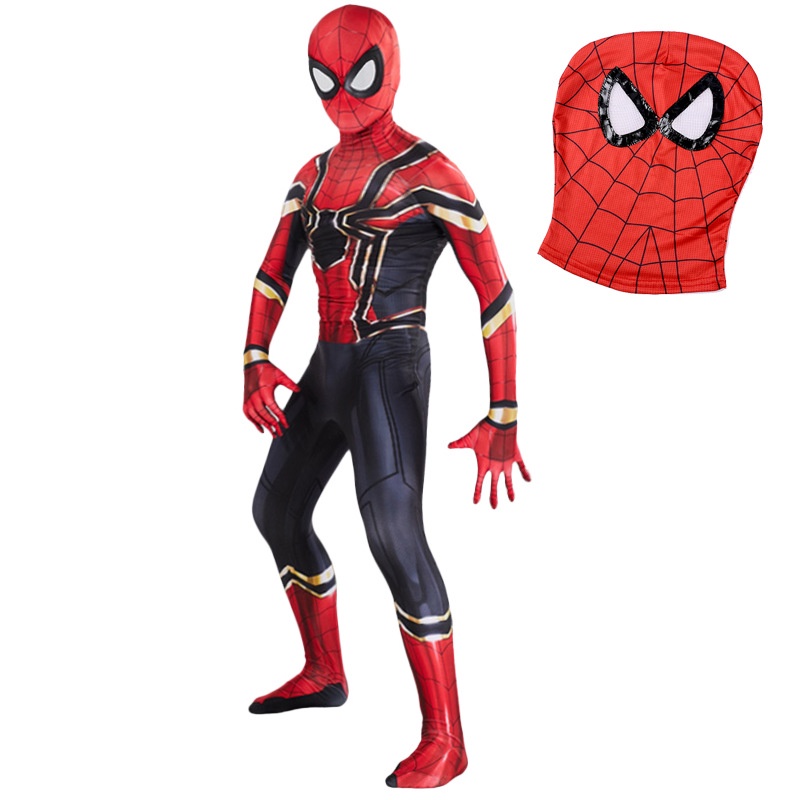 (Hàng Sẵn, Hỏa Tốc) Bộ Đồ Hóa Trang Siêu Nhân Người Nhện Cho Bé, Hóa Trang Spiderman
