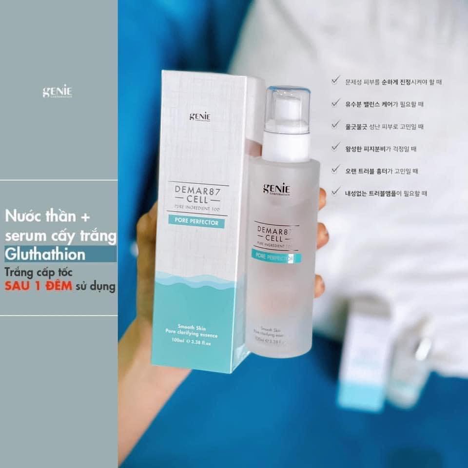 Nước thần se khít lỗ chân lông Genie Derma87 Cell Pore Perfector 100ml