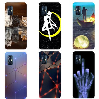 Ốp điện thoại bằng silicone TPU hình vẽ dành cho VIVO V19Neo