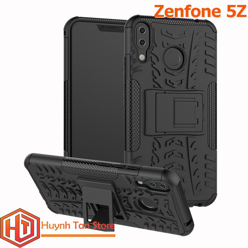 Ốp lưng Zenfone 5Z chống sốc giáp chân chống