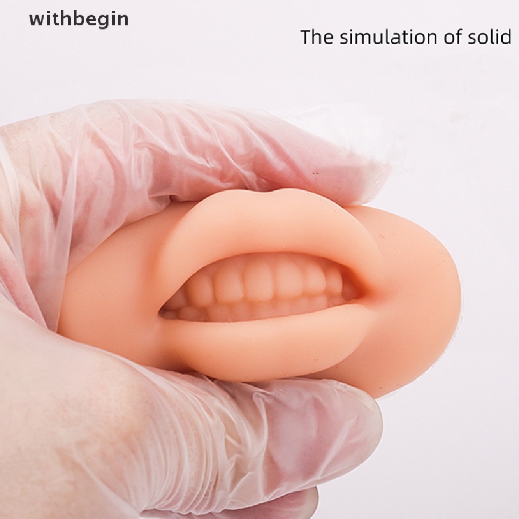 Mô Hình Mặt Môi 5D Bằng Silicone Dùng Luyện Tập Trang Điểm