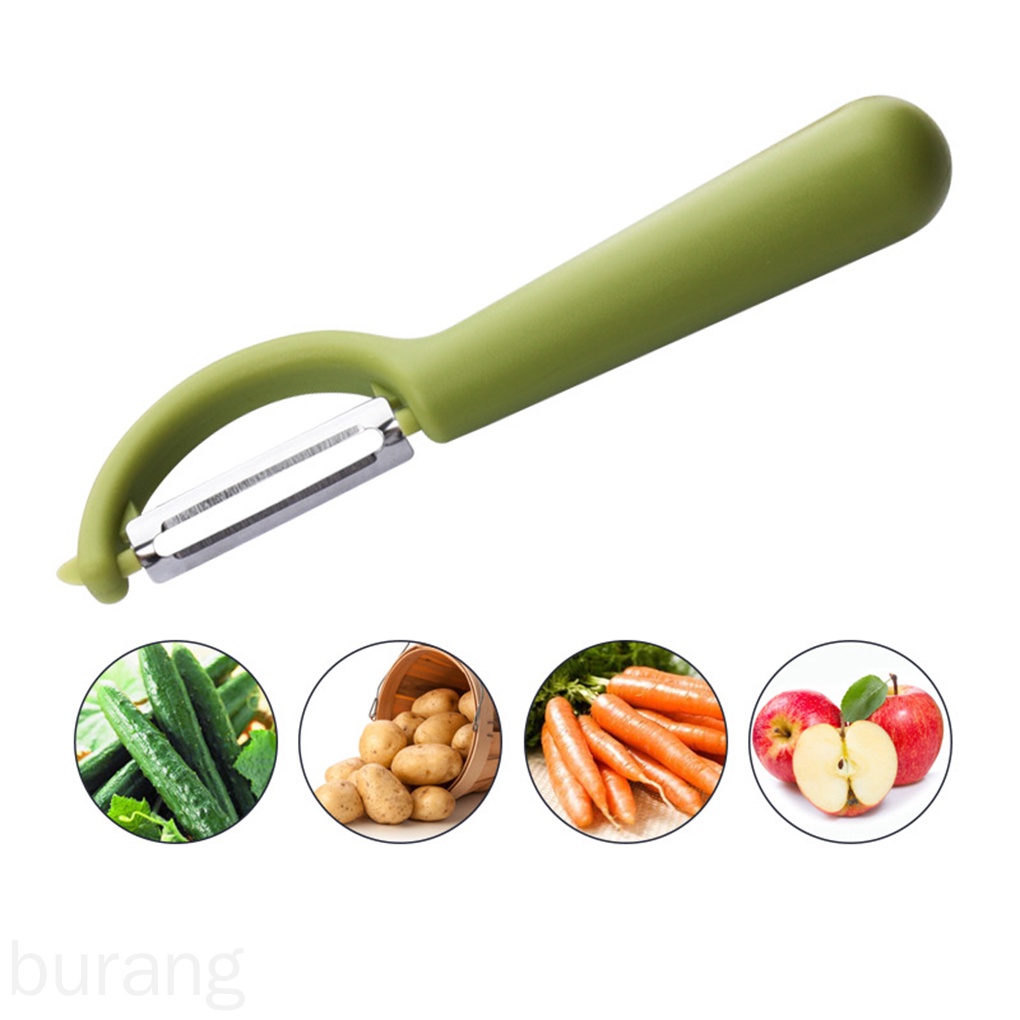 Dụng cụ gọt vỏ trái cây làm từ thép không gỉ màu ngẫu nhiên tiện lợi