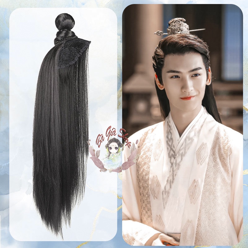 Tóc giả  wig cosplay cổ trang nam