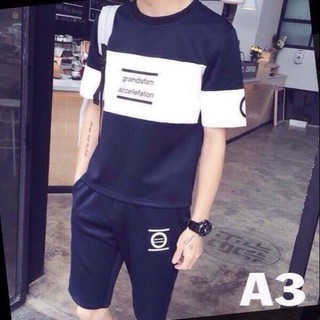 [Hot Teen]Bộ quần áo Thể thao nam sọc ngang, hàng mới giá rẻ, Mua Ngay