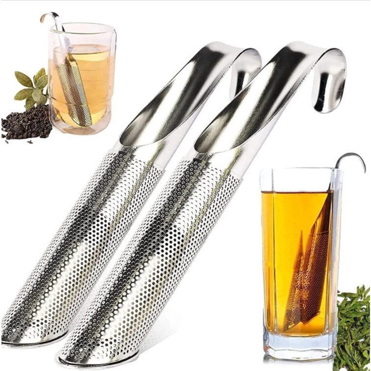 Dụng Cụ Lọc Trà Bằng Thép Không Gỉ Có Móc Treo Tái Sử Dụng Tiện Lợi