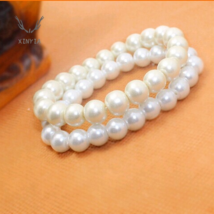 Vòng tay ngọc trai 8mm chất lượng cao thời trang | BigBuy360 - bigbuy360.vn