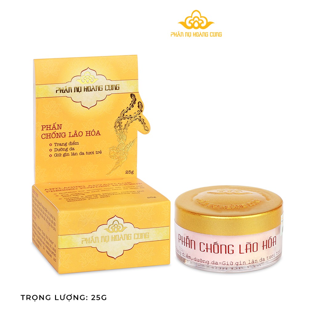 Phấn chống lão hoá Phấn Nụ Hoàng Cung nụ lớn màu trắng 25gr