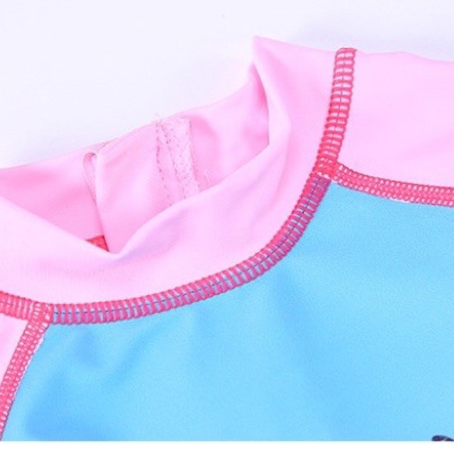 Bộ bơi bé gái liền quần họa tiết heo peppa.Hàng QC