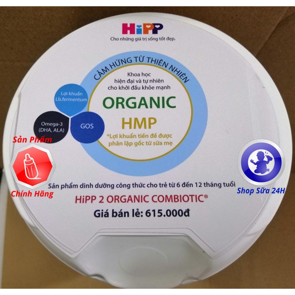 Sữa HiPP ORGANIC HMP Mẫu Mới Số 2 800g