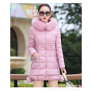 Áo Phao Nữ Stylenew  Mũ Lông Hàn Quốc - Phao Dài Cao Cấp - AKP8882