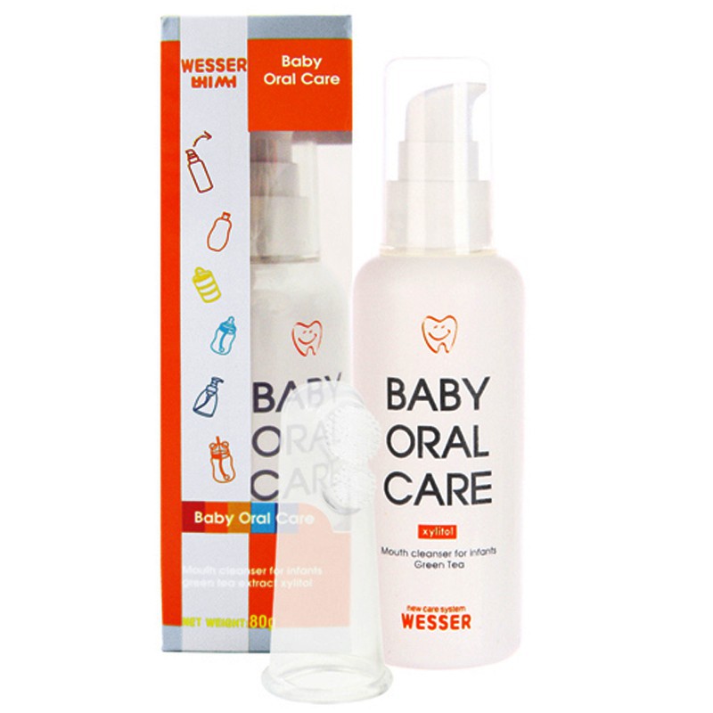 Nước Rơ Lưỡi, Vệ Sinh Răng Miệng Wesser Cho Bé (baby Oral Care) - 80g