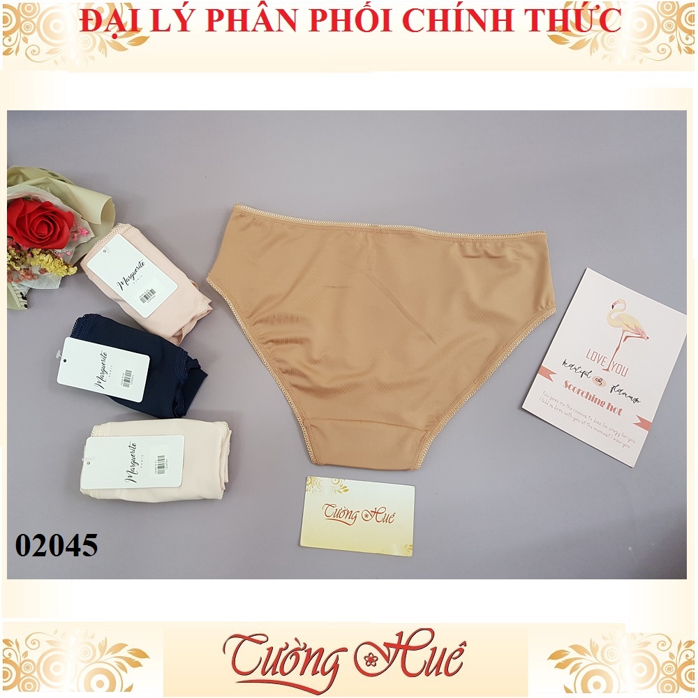 Quần lót nữ Marguerite Paris 02045 thun lạnh trơn. .