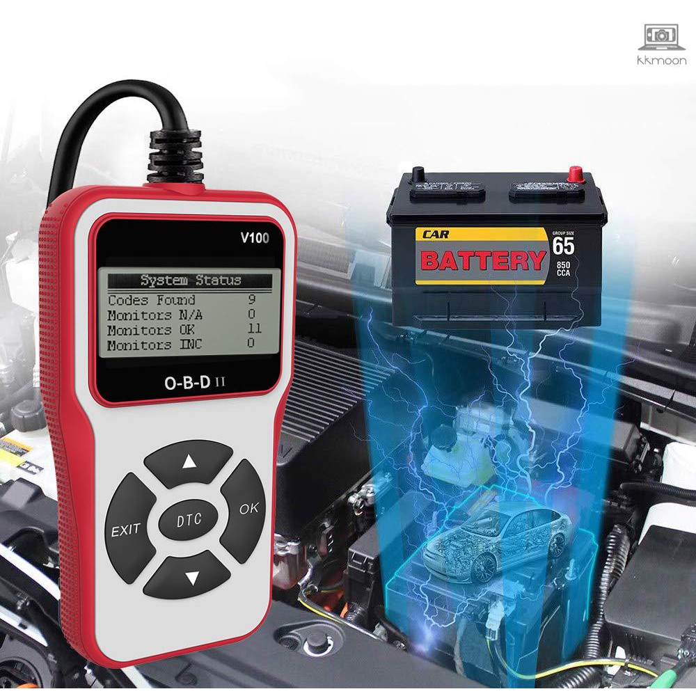 Thiết Bị Quét Chuẩn Đoán Lỗi Động Cơ Xe Hơi Obd-D Ii E-O-B-D O-Bd 2 Can-B