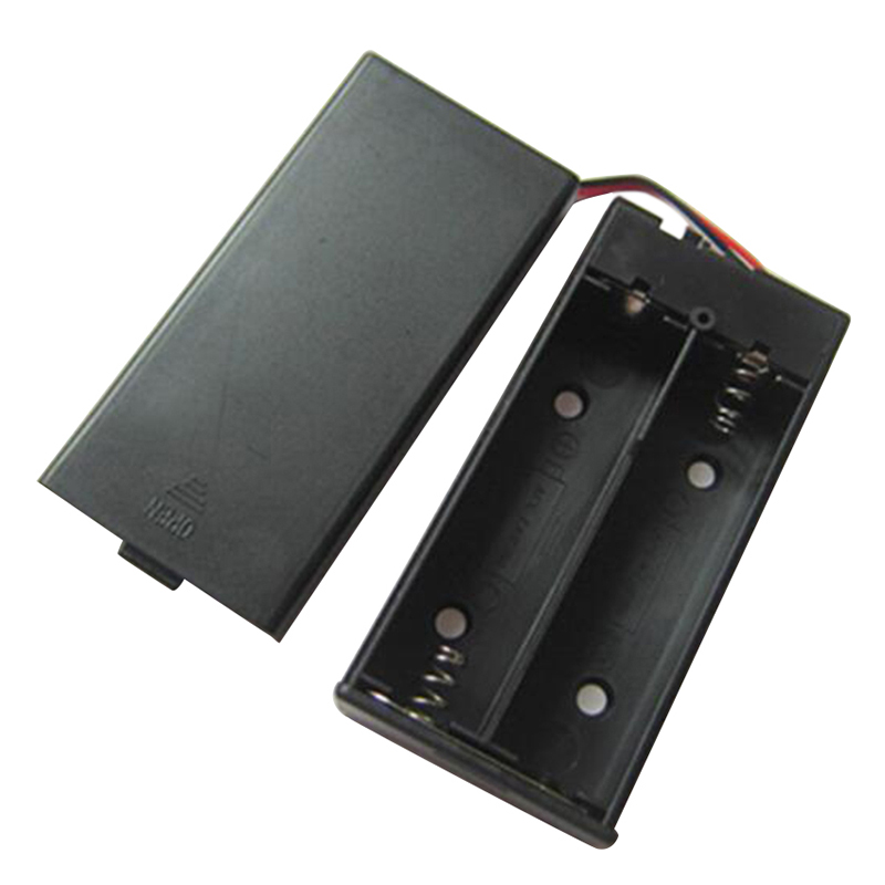 Hộp đựng pin 3.7V 2 x 18650 có công tắc BẬT / TẮT với cáp đậy