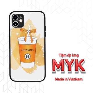 Ốp lưng Trà sữa HERMES đẳng cấp cho Iphone 5 6 7 8 Plus 11 12 Pro Max X Xr BRD20210208