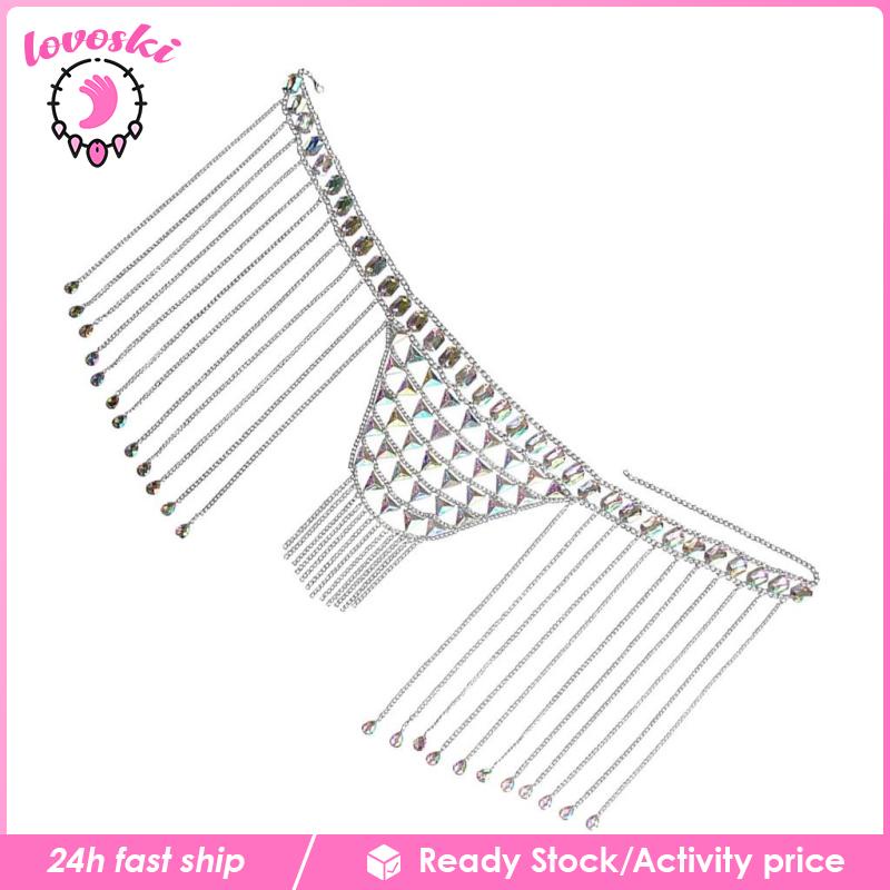 [Lovoski] Chuỗi Dây Đeo Hông Tua Rua Quyến Rũ Cho Múa Bụng