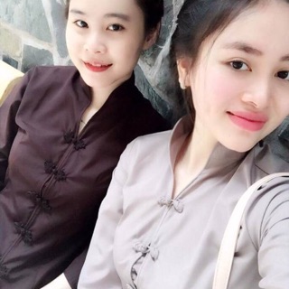 Đồ Lam Đi Chùa - Kate Thái nút thắt