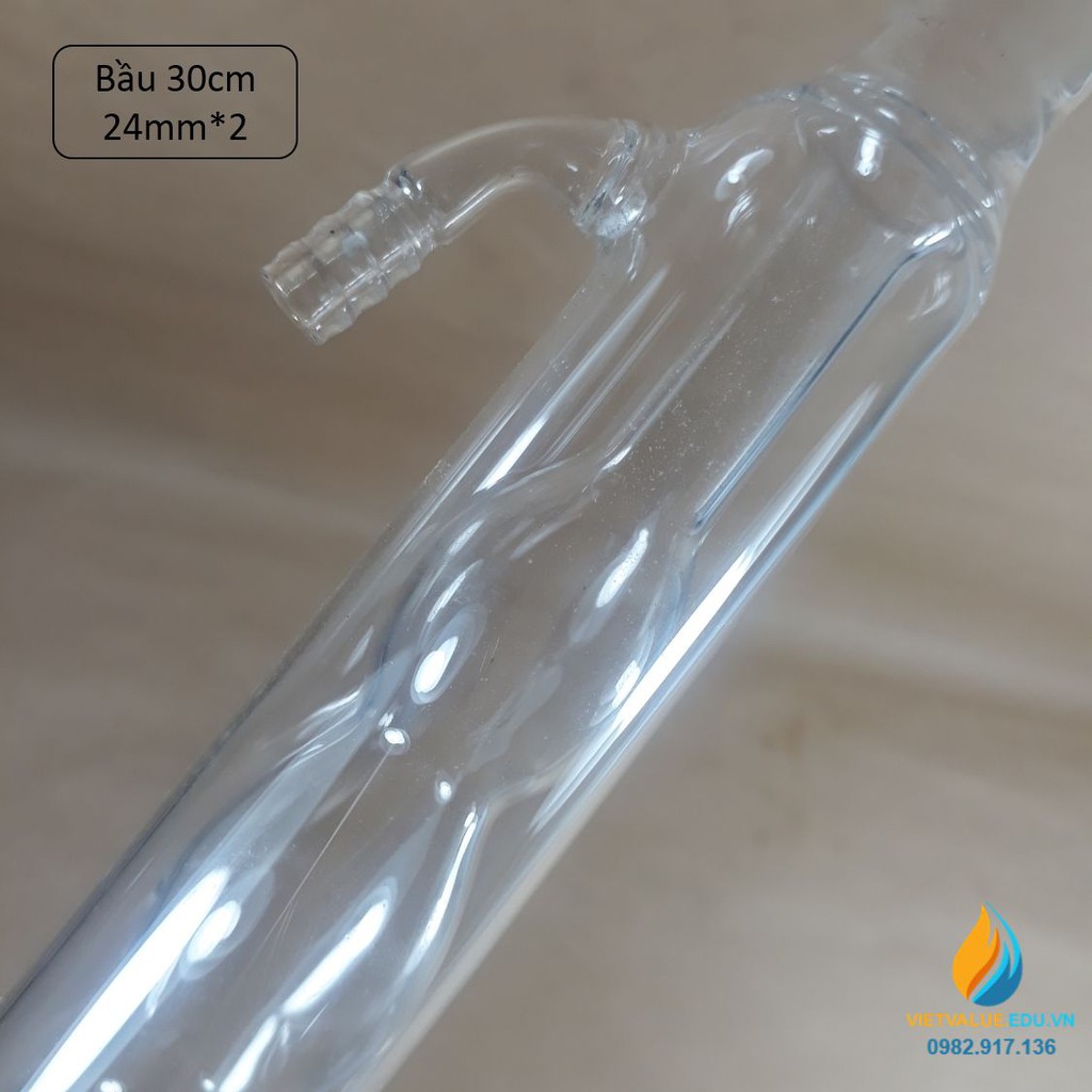 Sinh hàn bầu chiều dài 30 cm, ruột bầu, kích thước cổ 24mmx2
