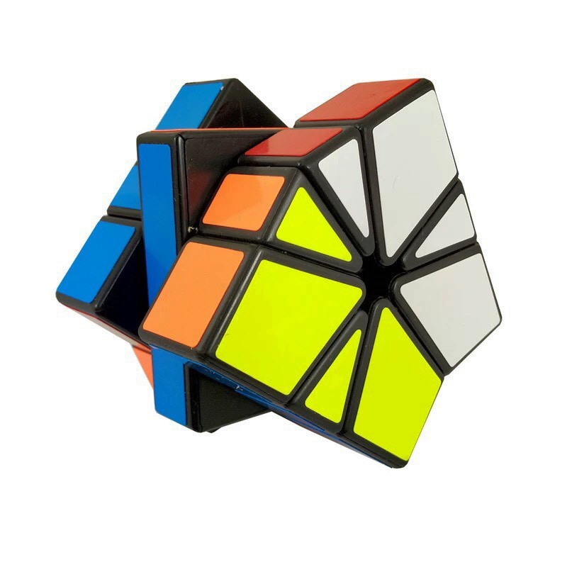 Combo 6 Rubik Mastermorphix, Megamix, Pyraminx, Mirror, Skewb, Square-1 - Trọn Bộ 6 Rubik Viền Đen Cao Cấp