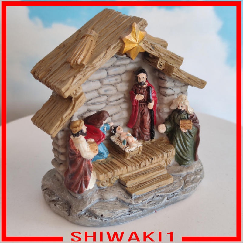 Tượng gia đình Chúa dùng trang trí Giáng sinh cho nội thất gia đình