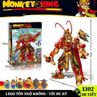 Bộ đồ chơi lắp ráp 1032 Chi Tiết mô hình Tôn Ngộ Không Kèm 6 Nhân Vật Tây Du Ký