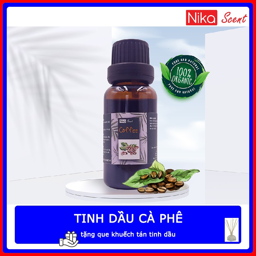 Nikascent Tinh dầu thiên nhiên (50ml) giúp khử mùi, thơm phòng, giảm căng thẳng, làm sạch không khí