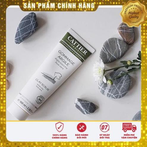 Tẩy Da Chết Cattier Gommage Argile Aloe Vera – 100ml