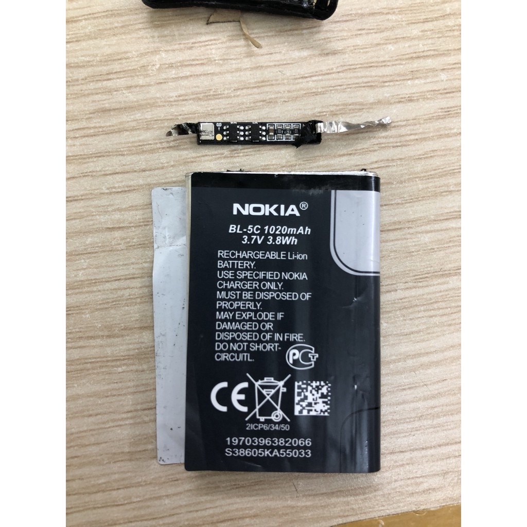 Pin Nokia BL 5C Dành Cho Điện Thoại 105, 106, 107, 108, 100, 101, 110, 1200, 1202, 1280, Máy Chơi Game, Bàn Phím Mini...