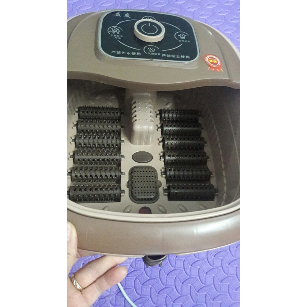 máy massa chân, tự động làm nóng nước