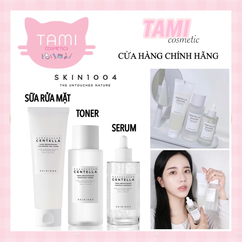 Bộ Dưỡng Da Skin1004 Madagascar Centella Tone Brightening Gel Foam / Toner / Serum