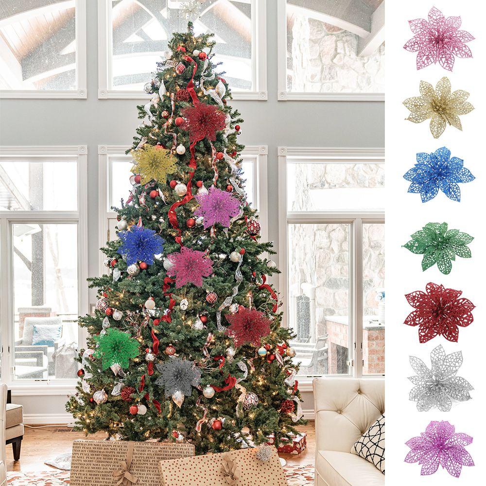 Set 10 Phụ Kiện Trang Trí Giáng Sinh Lấp Lánh