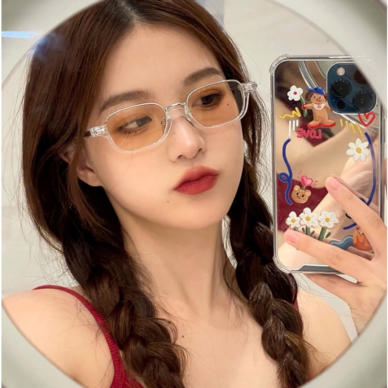 Kính mát gọng kim loại chống tia UV400 thời trang cho nam nữ