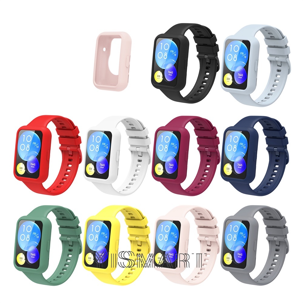 Ốp Bảo Vệ Bằng Silicone Mềm Cho Đồng Hồ Huawei Watch Fit 2 Huawei Watch Fit2