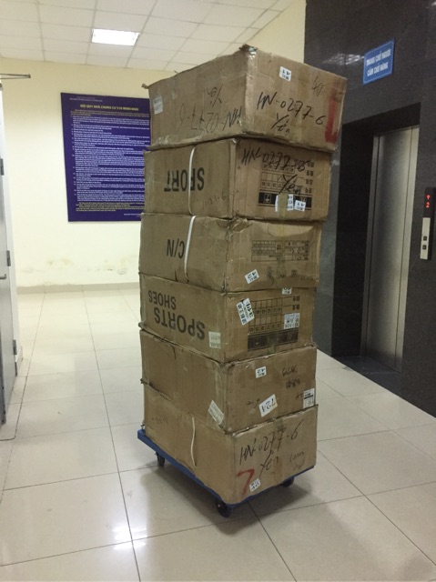 Xe đẩy hàng nhựa tải trọng 300kg [ BH 6 THÁNG] mới 100% 1A09