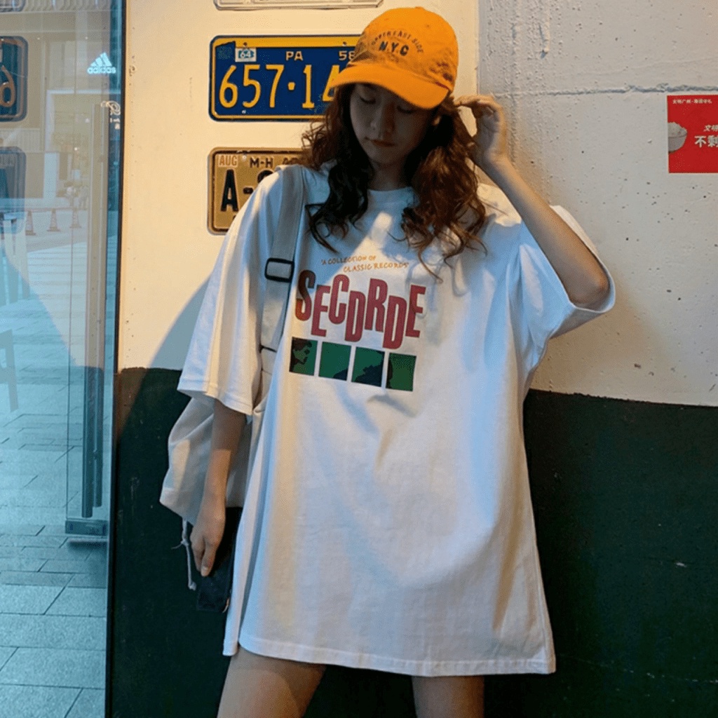 Áo Thun Nữ Form rộng tay lỡ form rộng in chữ cực xinh cực chất mẫu mới  - ĐĂNG QUANG FASHION