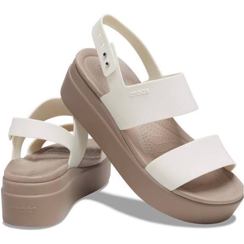 Giày Sandal Cross nữ đế xuồng Brooklyn siêu êm nhẹ chân cao 5 phân