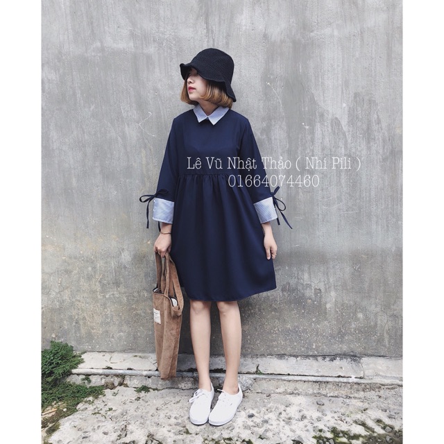 Babydoll phối kẻ